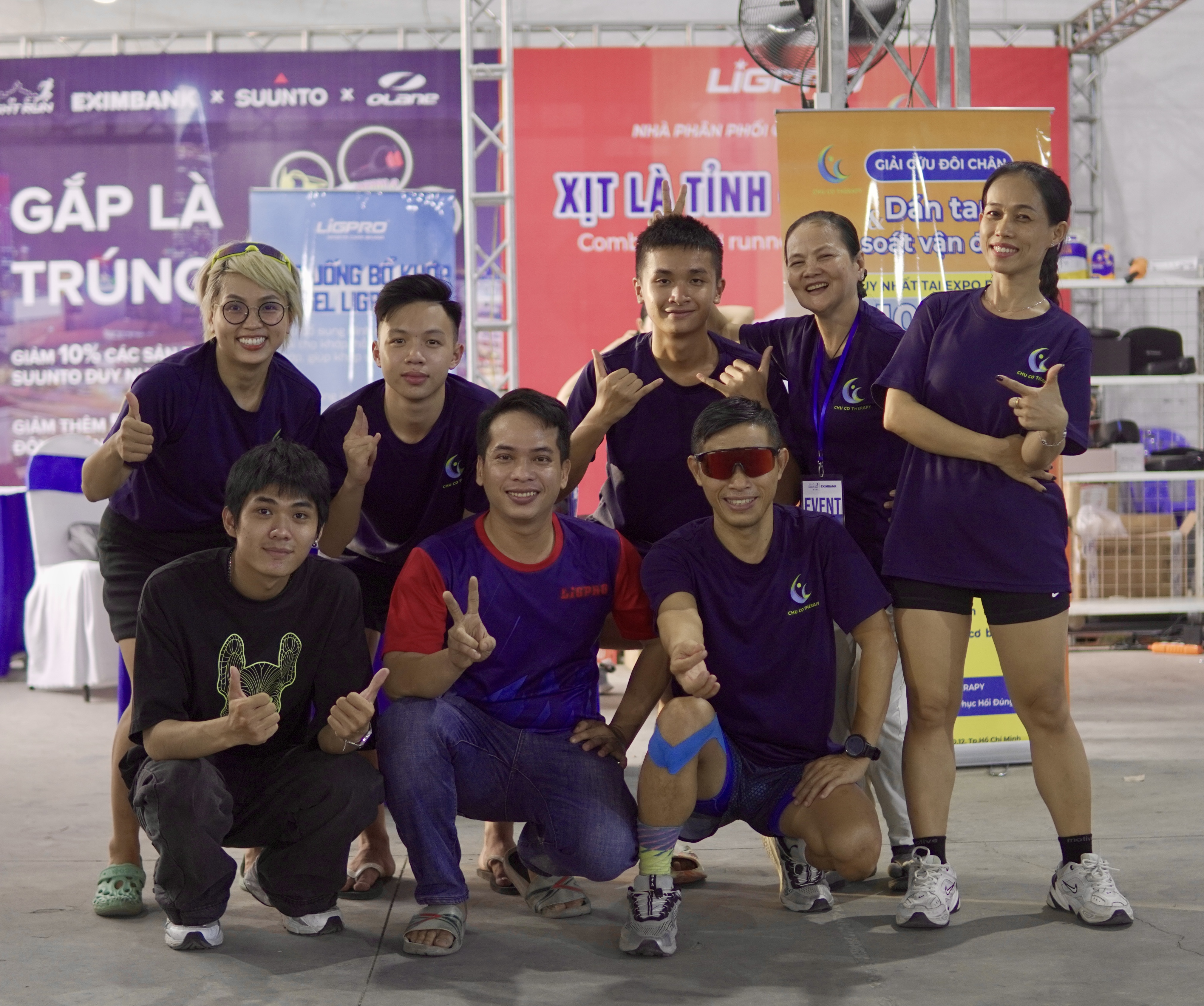 Đội ngũ chuyên gia tại expo thể thao