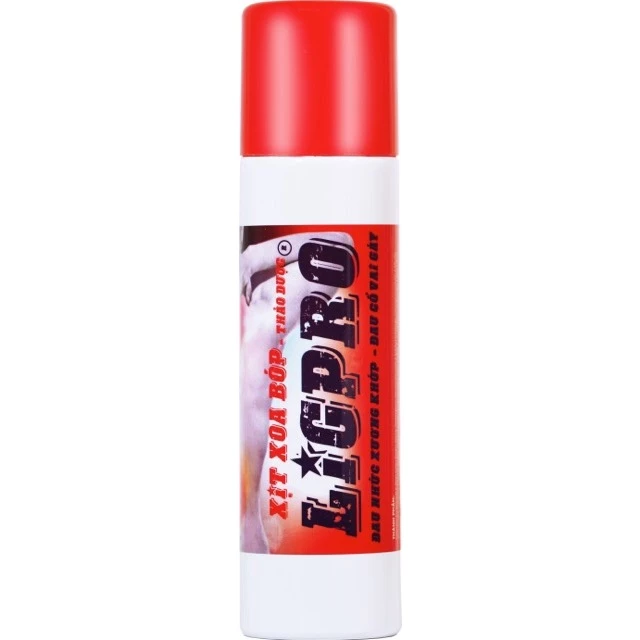 Dầu xoa bóp LIGPRO chai [200ml dạng xịt] - dầu nóng xoa bóp thảo dược giảm đau nhanh